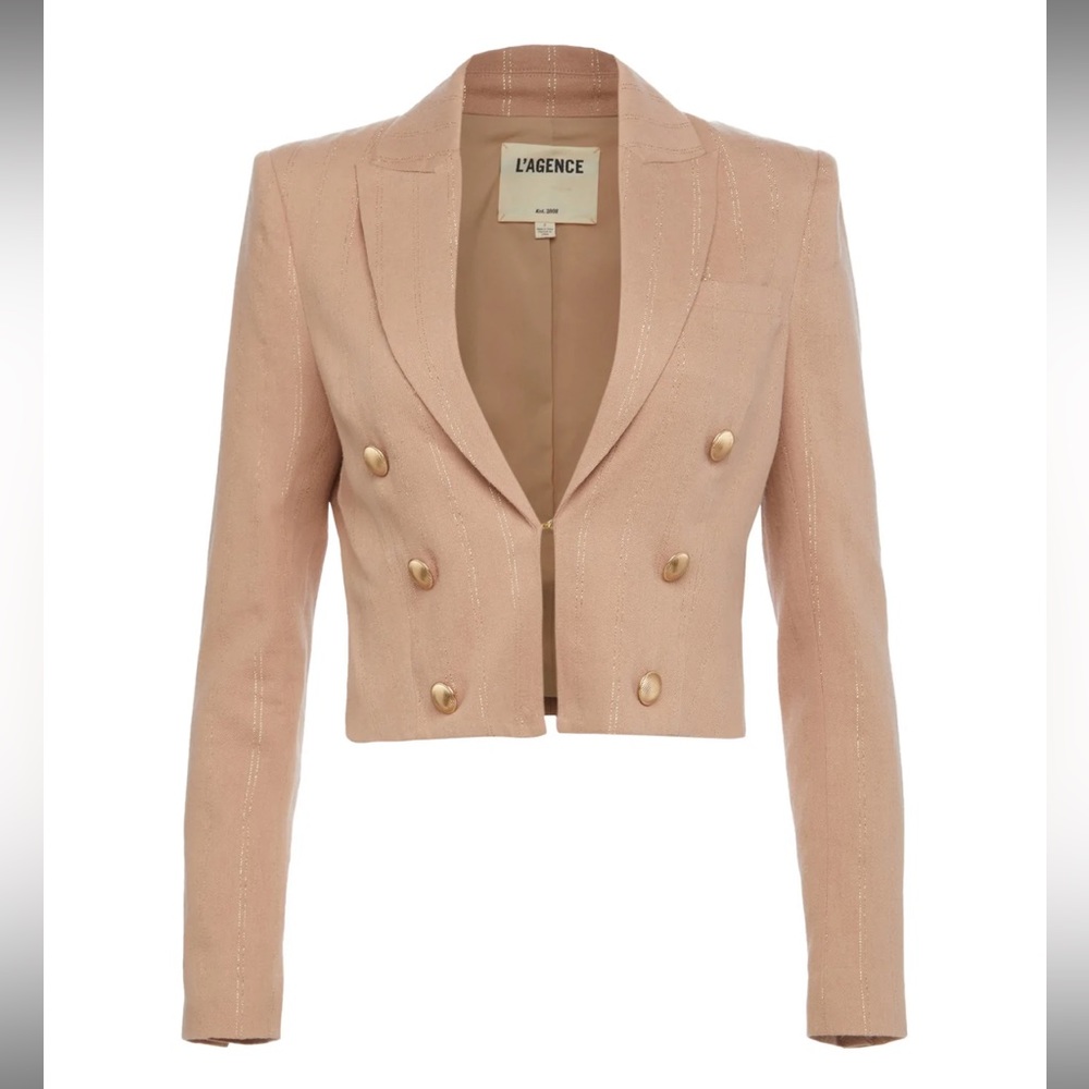 L’AGENCE Inez Cropped Blazer